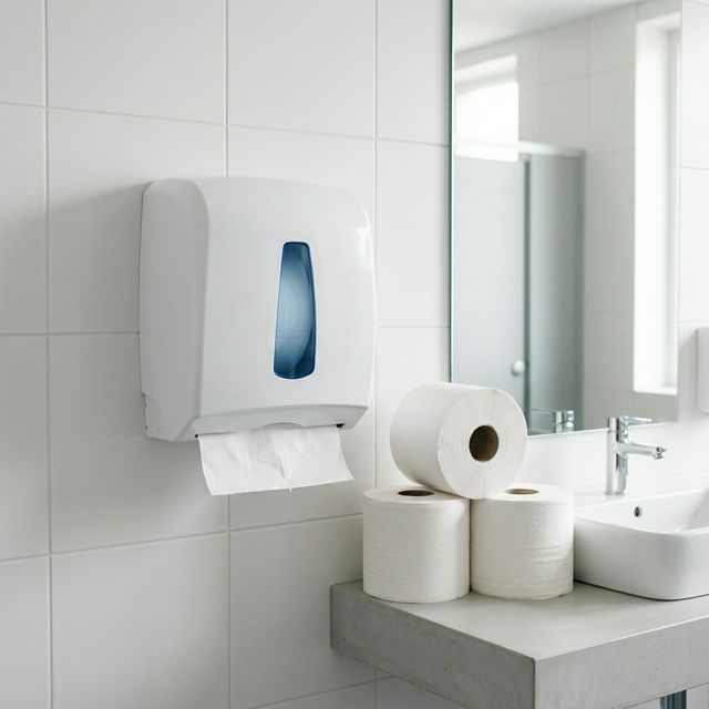 Industrial Paper Towel and Dispenser